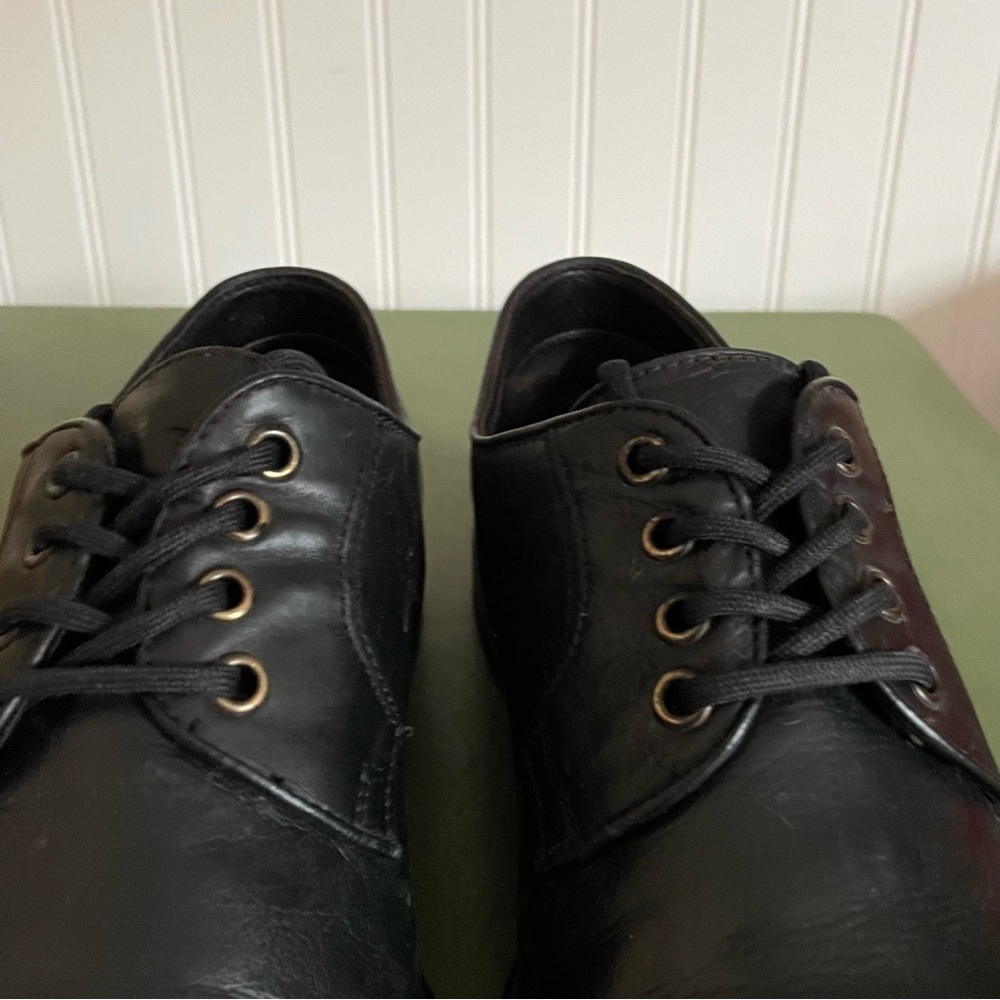 John Varvatos Italian Made Plain Toe Oxfords in Black Calfskin - Picture 11 of 16